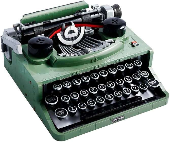 Lego 21327 Ideas The Vintage Writing Machine, Original Gift, Creative Hobby Kits for Adults, Building Set - Image 5