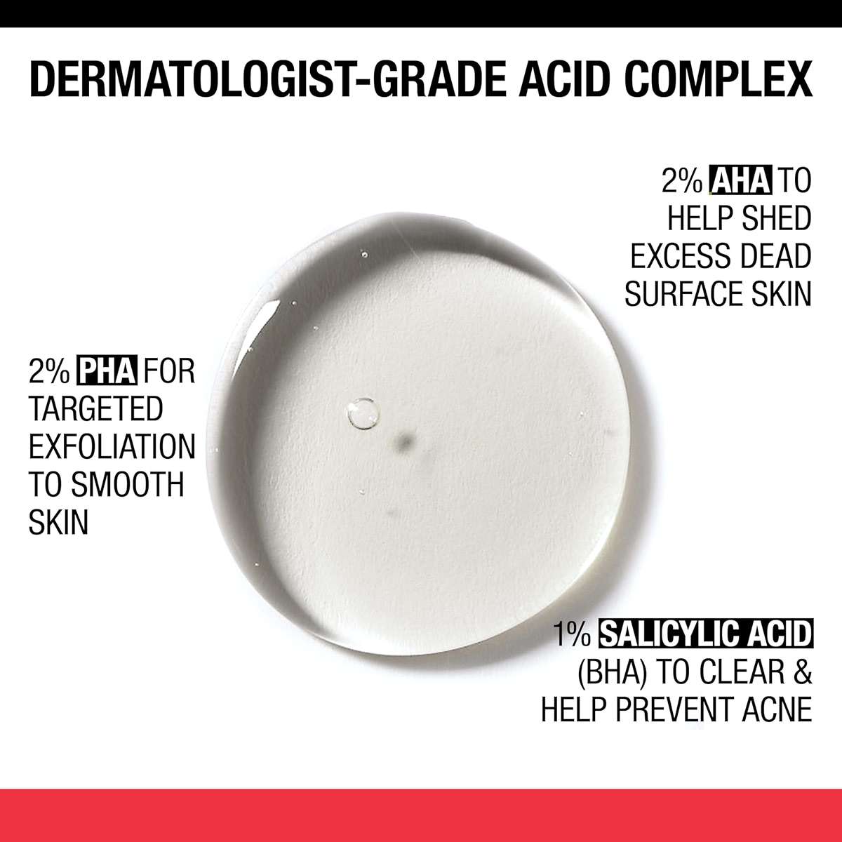 Neutrogena Stubborn Texture Daily Acne Facial Cleanser, Salicylic Acid Face Wash + Glycolic & Polyhydroxy Acids, Fragrance-Free, 6.3 fl. oz - Image 3
