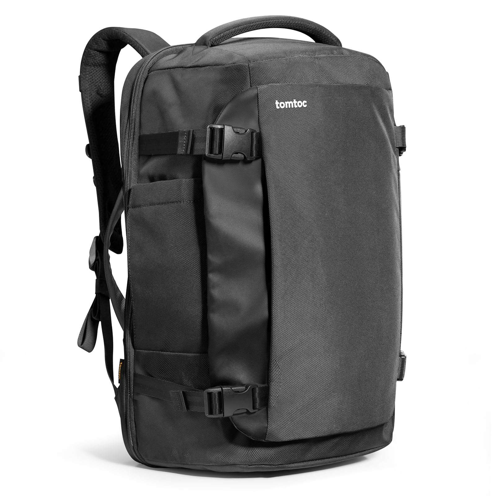tomtoc Travel Backpack 40L, TSA Friendly Flight Approved Carry-on Luggage Hand Water-resistant Lightweight Business Rucksack, Durable Large Weekender Bag Daypack Fits 17.3 Inch Laptop, PFAS Free - Image 1