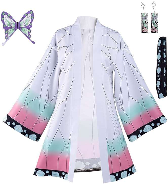 Haydory Womens Anime Cloak Cosplay Costume Kimono Cape Robe Halloween Suit Adult - Image 2