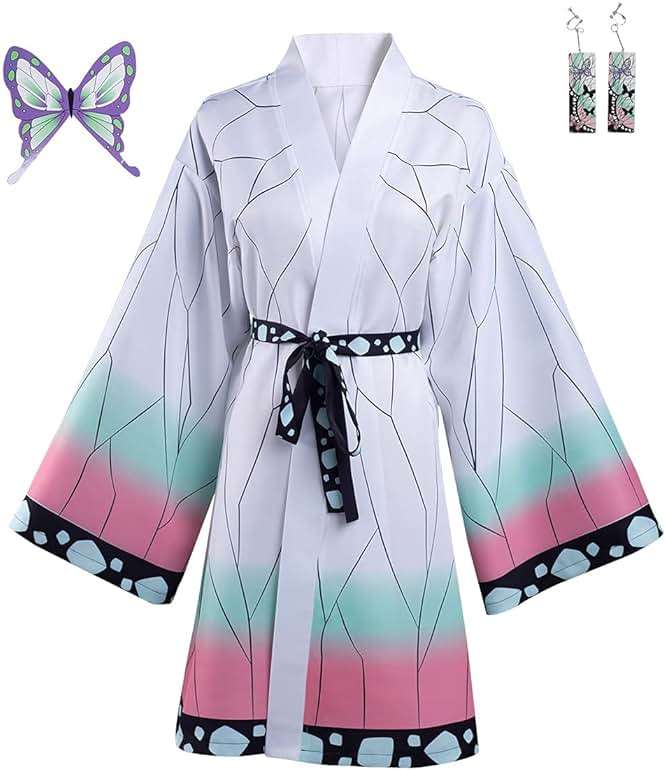 Haydory Womens Anime Cloak Cosplay Costume Kimono Cape Robe Halloween Suit Adult - Image 3