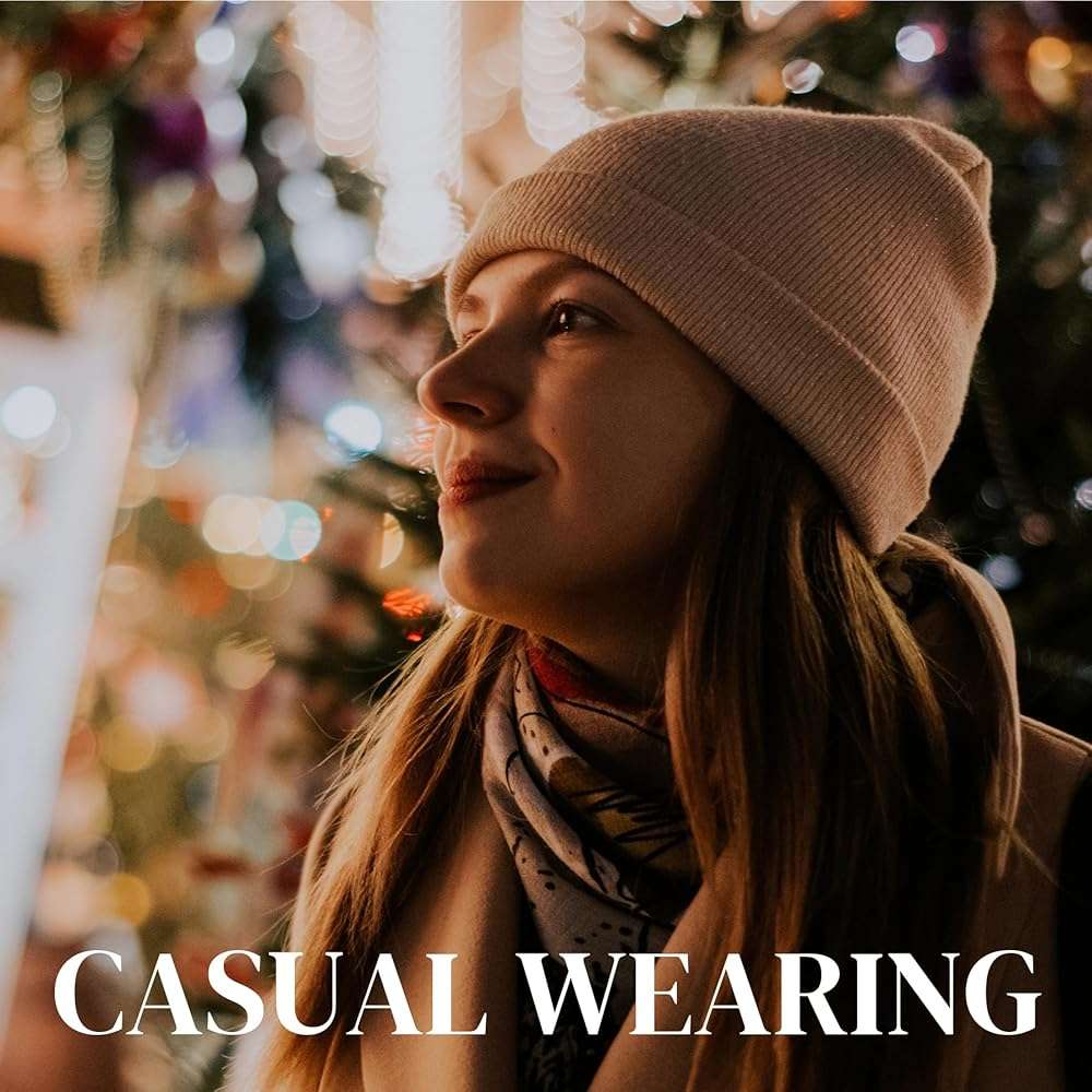 PFFY Unisex Beanie Hats for Men Women Knit Winter Beanies - Image 4