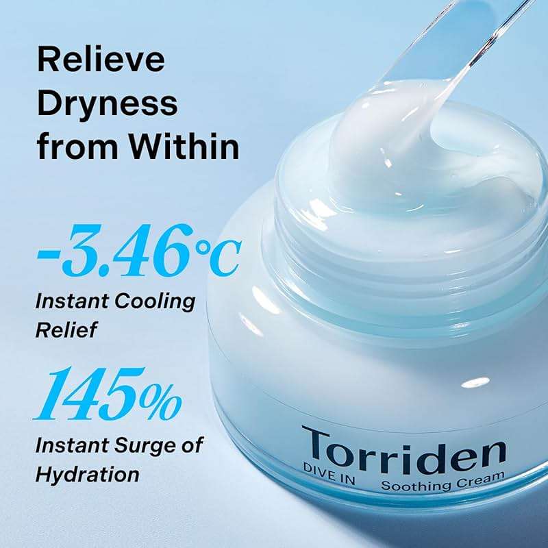 Torriden DIVE IN Hyaluronic Acid Soothing Cream 100ml (3.38 fl. oz) | Revitalizing Facial Moisturizer for Sensitive and Dry Skin | Hyaluronic Acid, Panthenol, Allantoin - Image 6