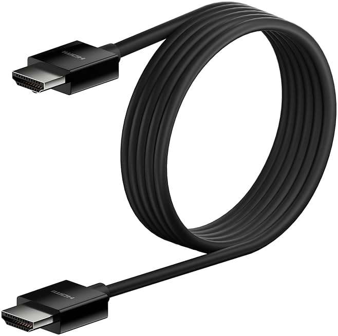 Belkin Ultra HD HDMI 2.1 Cable 6.6ft/2M, 4K Ultra High Speed HDMI Cable, 48Gbps HDMI 2.1 Cord, Dolby Vision HDR & 8K @60Hz, 10K Streaming - Compatible w/ Playstation, PS4, PS5, Xbox Series X, & More - Image 1