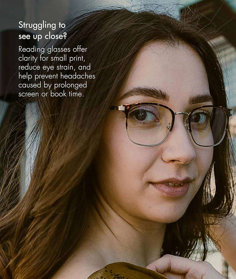 Scojo New York Abingdon Square Blue Light Reading Glasses, Handmade Scratch Resistant Readers for Women and Men - Image 4