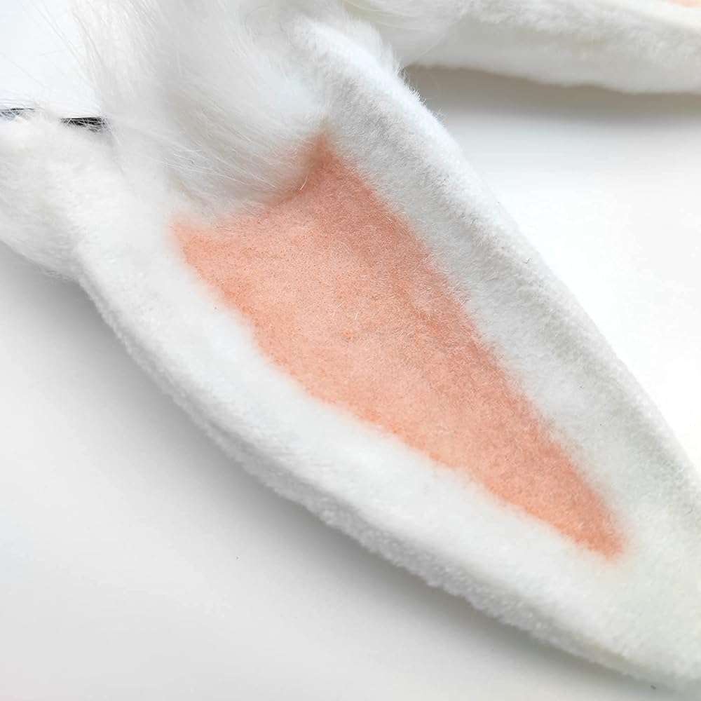 Faylay Women Plush Furry Bunny Headwear Artificial Rabbit Ear Headband Simulation - Image 5