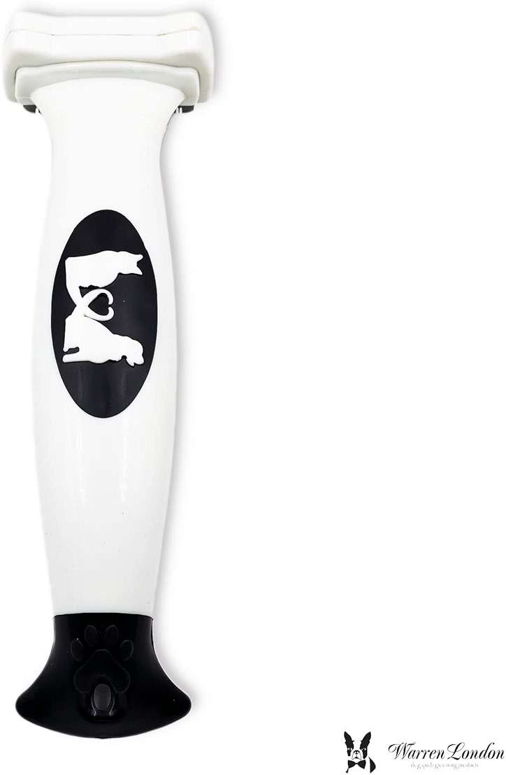 Warren London Deshedding Brush for Small Short Hair Dogs, 1.75 Inch - Image 2