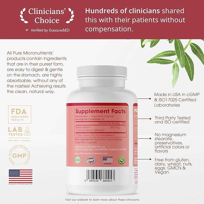 Saffron Supplements - 100% Pure Saffron Extract Capsules - Boost Energy & Mood, Support Eye & Heart Health - Image 2