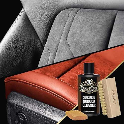 Care & Cool Suede and Nubuck Cleaner Kit (8 oz) Restores Color & Vibrancy to Shoes Clothes, and Furniture (Essential Kit) - Image 5