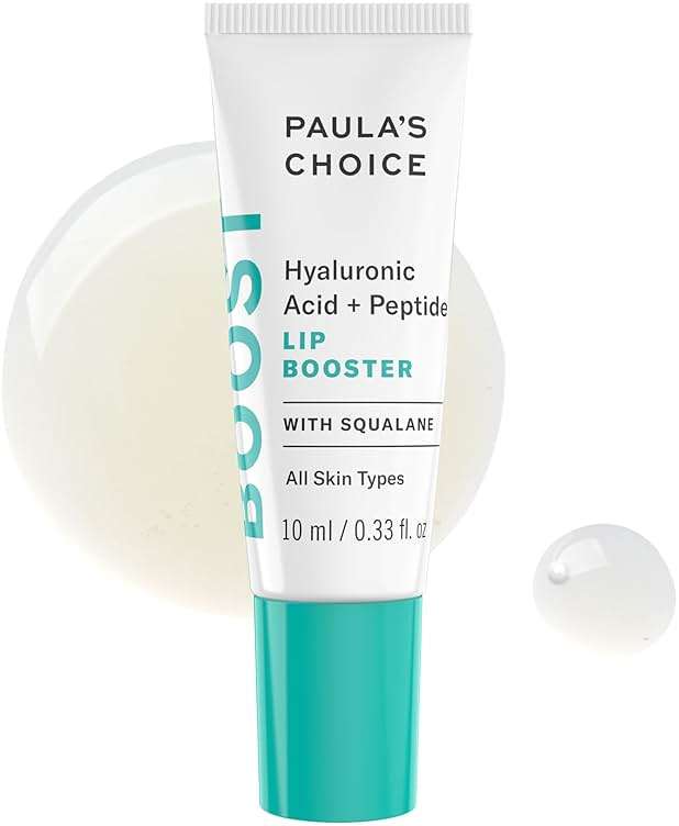 Paula's Choice BOOST Hyaluronic Acid + Peptide Lip Booster, Hydrating Treatment for Lip Volume, Loss of Firmness & Fine Lines, with Squalane, Fragrance-free, 0.33 Fluid Ounces - Image 1