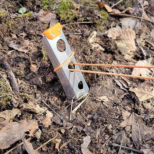 BoglerCo Ultralight Backpacking Trowel, 0.48 oz (13.5g) Orange - Image 6