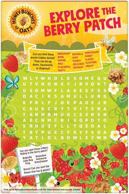 Honey Bunches of Oats Strawberry, Heart Healthy, Low Fat, made with Whole Grain Cereal, 11 Ounce - Image 4
