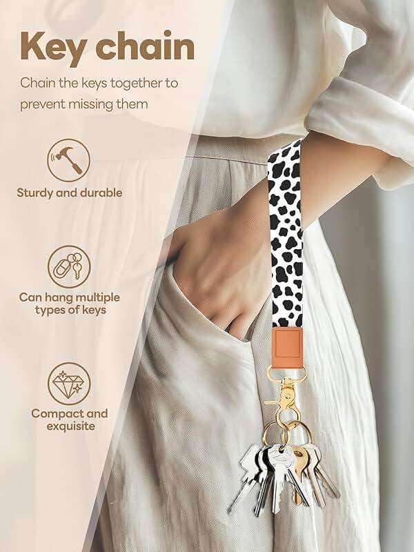 Handlein Wristlet Keychain for Women and Men, Key Chain Holder, Wrist Lanyard for Keys - Image 6