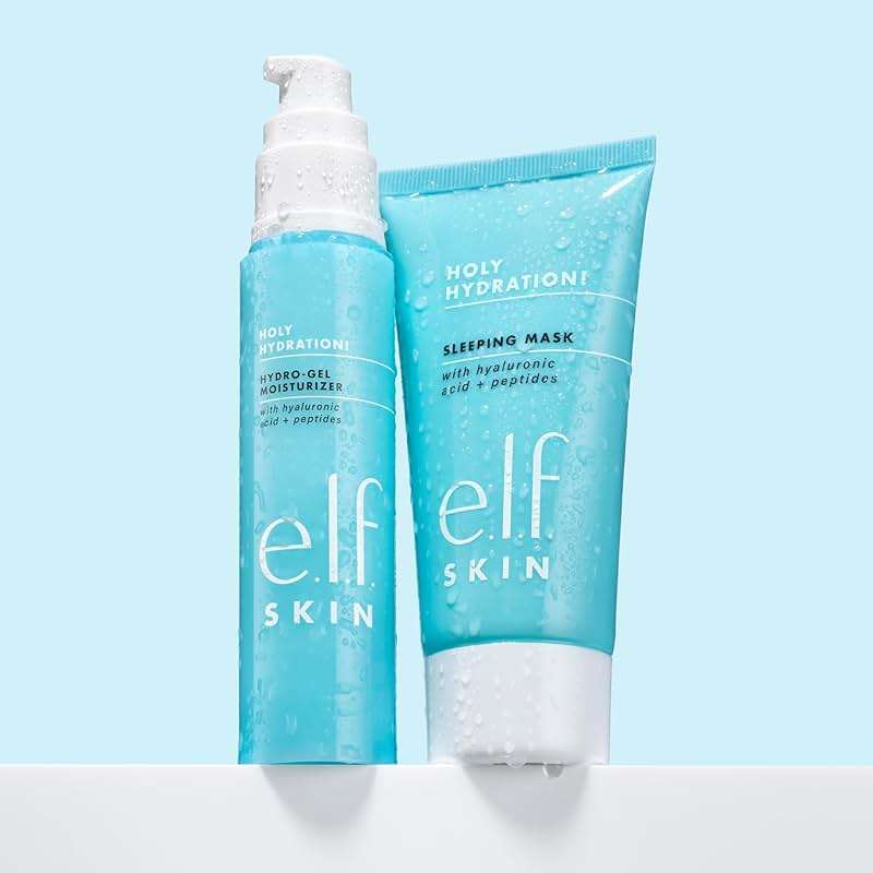 e.l.f. SKIN Holy Hydration! Sleeping Mask, Moisturizing & Plumping Dual-Use Sleep Or Rinse-Off Face Mask, Soothes Skin With A Creamy Formula - Image 4
