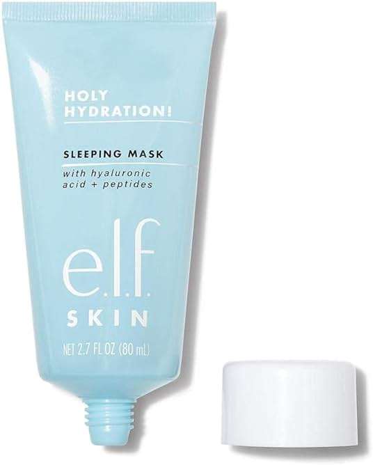 e.l.f. SKIN Holy Hydration! Sleeping Mask, Moisturizing & Plumping Dual-Use Sleep Or Rinse-Off Face Mask, Soothes Skin With A Creamy Formula - Image 6
