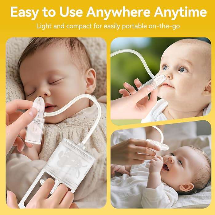 Pumpinose Nasal Aspirator for Baby and Toddler Nose Clearing with Hand Pump and Non-Invasive Tip for Quick, Quiet Suction, Co-Branded with CHIBOJI - Image 7