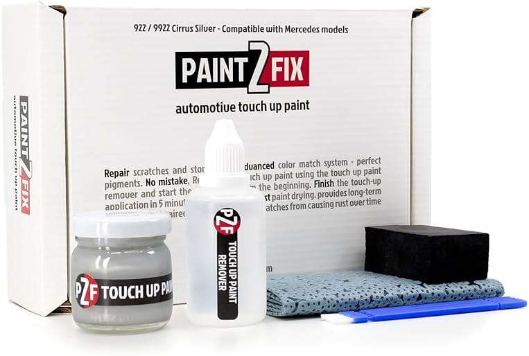 922/9922 Cirrus Silver Touch Up Paint Kit for Mercedes 0.84 fl oz - Image 1
