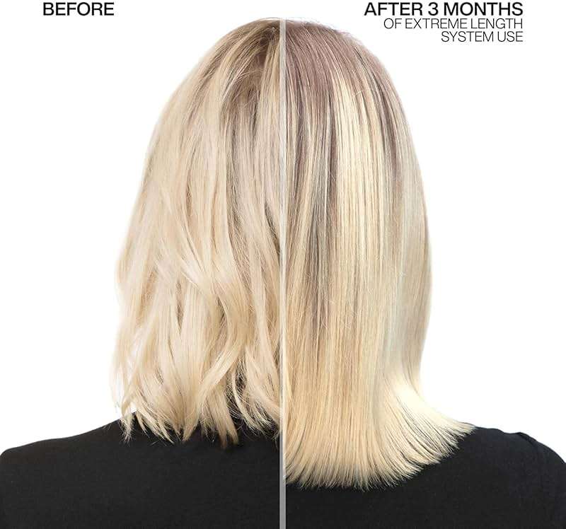 Redken Extreme Length Biotin Shampoo & Conditioner Set For Longer Hair – Promotes Healthy Hair Growth, Strengthens Damaged Hair, Prevents Hair Breakage, Infused With Biotin - Image 3