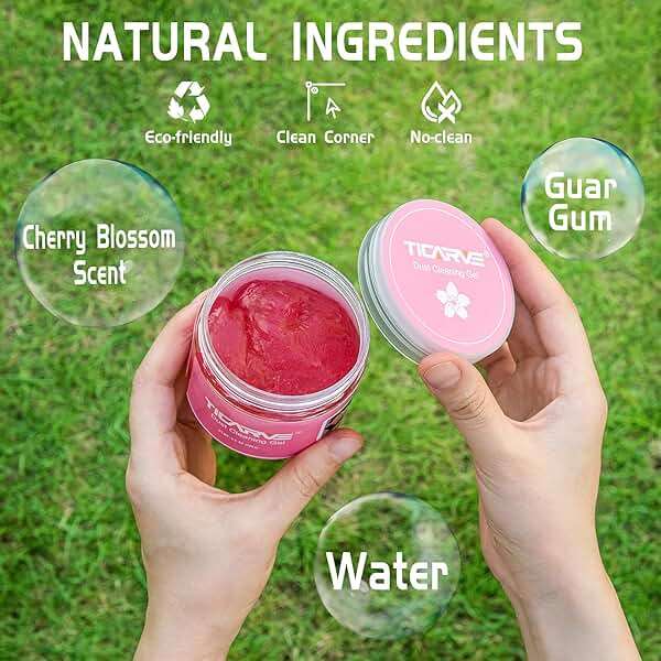 TICARVE Car Cleaning Gel Detailing Putty Car Putty Auto Detailing Tools Car Interior Cleaner Cleaning Slime Car Accessories Keyboard Cleaner Rose/NT WT: 5.6 oz (160 gr) - Image 5