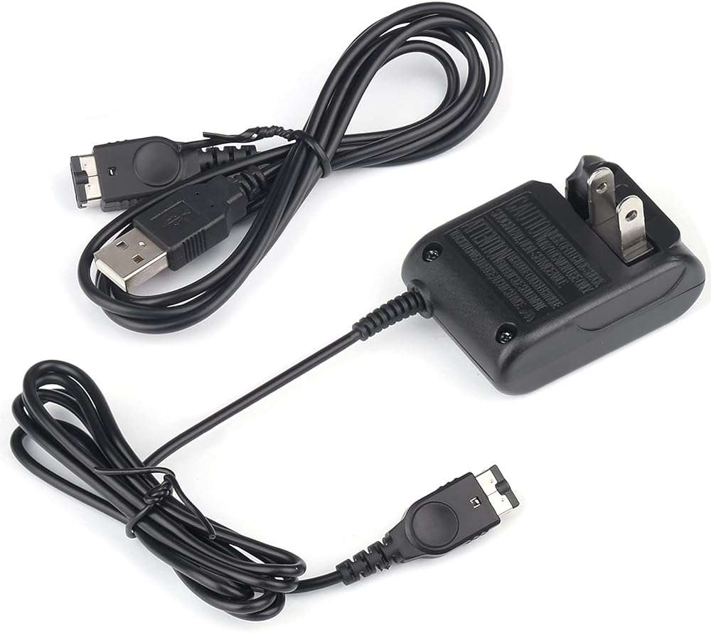 Charger for Gameboy Advance SP, AC Adapter for Nintendo DS Console, USB Power Cable for GBA SP Wall Travel Cord - Image 1