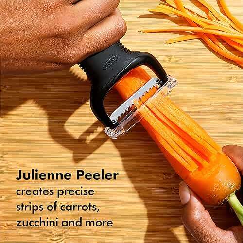 OXO Good Grips 2-Piece Peeler Set - Swivel and Julienne - Image 4