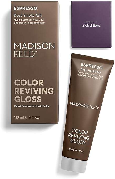 Madison Reed Color Reviving Gloss – Espresso Brown | Semi-Permanent Toning Gloss for Brunette Hair, Neutralizes Brassiness & Red Tones, Boosts Shine, Ammonia-Free - Image 3