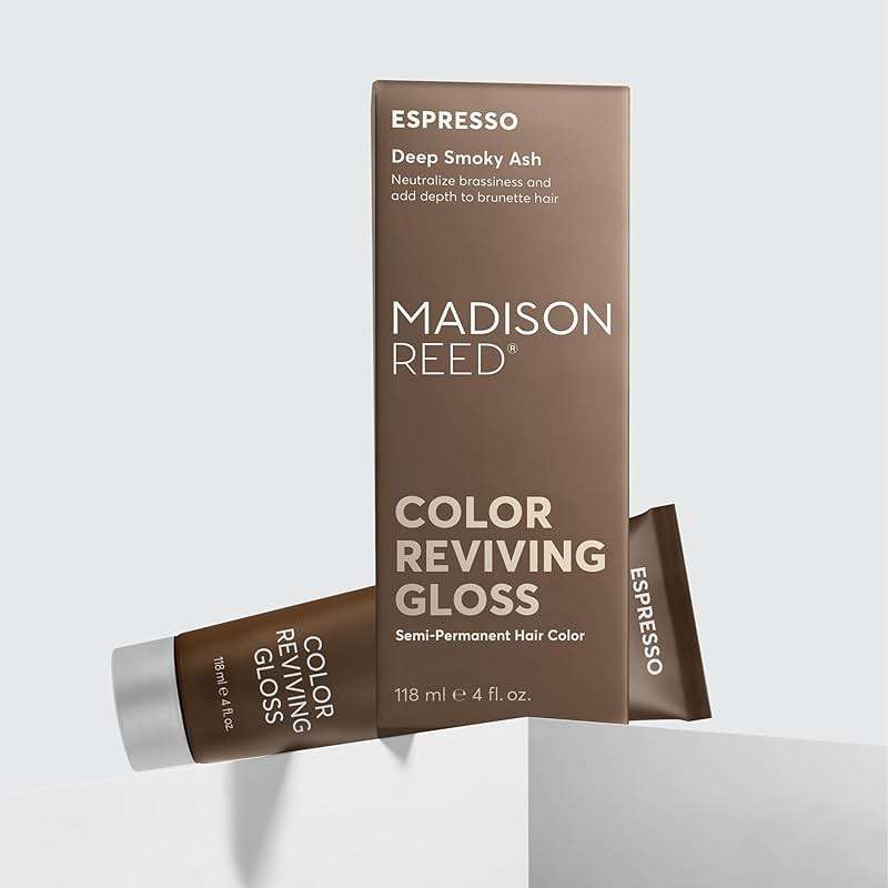 Madison Reed Color Reviving Gloss – Espresso Brown | Semi-Permanent Toning Gloss for Brunette Hair, Neutralizes Brassiness & Red Tones, Boosts Shine, Ammonia-Free - Image 4