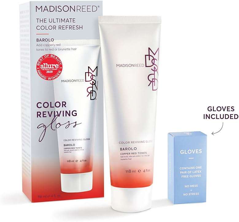 Madison Reed Color Reviving Gloss – Barolo Red | Semi-Permanent, Color Depositing Gloss for Brunette & Red Hair, Revives Faded Red Tones, Boosts Shine, Ammonia-Free - Image 2