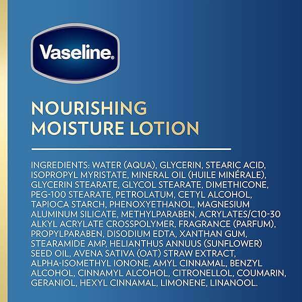 Vaseline Nourishing Moisture Body Lotion Hand & Body Lotion Pack of 12 for Dry Skin made with Ultra-Hydrating Lipids & Pure Oat Extract 3.4 oz - Image 10