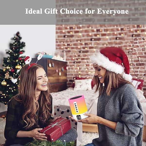Alarm Clock Bluetooth Speaker, Night Light White Noise Machine Touch Bedside Lamp with Alarm Clock for Kids Multi-Color Changing Night Light Xmas Gifts for Teenage Girls Boys Women Teen Girl Gifts - Image 7
