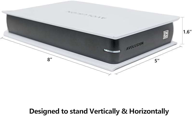 Avolusion PRO-5X Series 3TB USB 3.0 External Gaming Hard Drive for PS5 Game Console (White) (Renewed) - Image 8