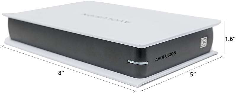 Avolusion PRO-5X Series 6TB USB 3.0 External Gaming Hard Drive for PS5 Game Console (White) (Renewed) - Image 5