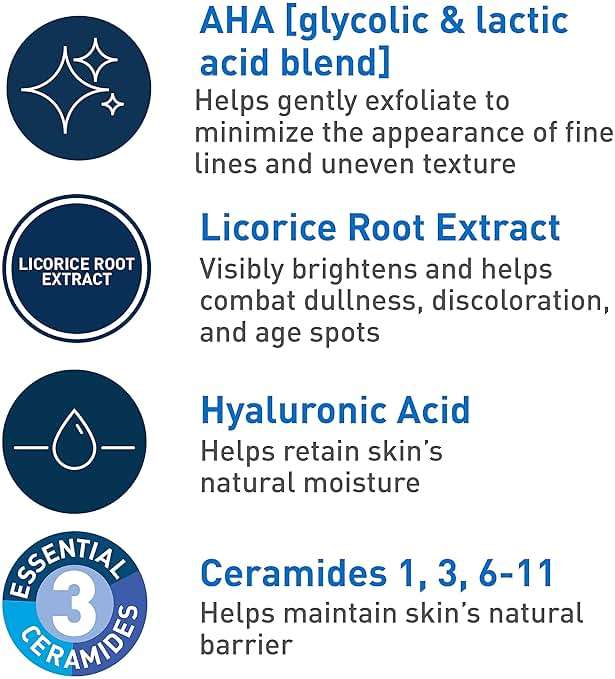 CeraVe Skin Renewing Nightly Exfoliating Treatment, Anti Aging Serum With 5% Blend Of Glycolic Acid & Lactic Acid, Wrinkles & Dark Spot Corrector For Face, Exfoliating Gel, 1.7 Oz - Image 4