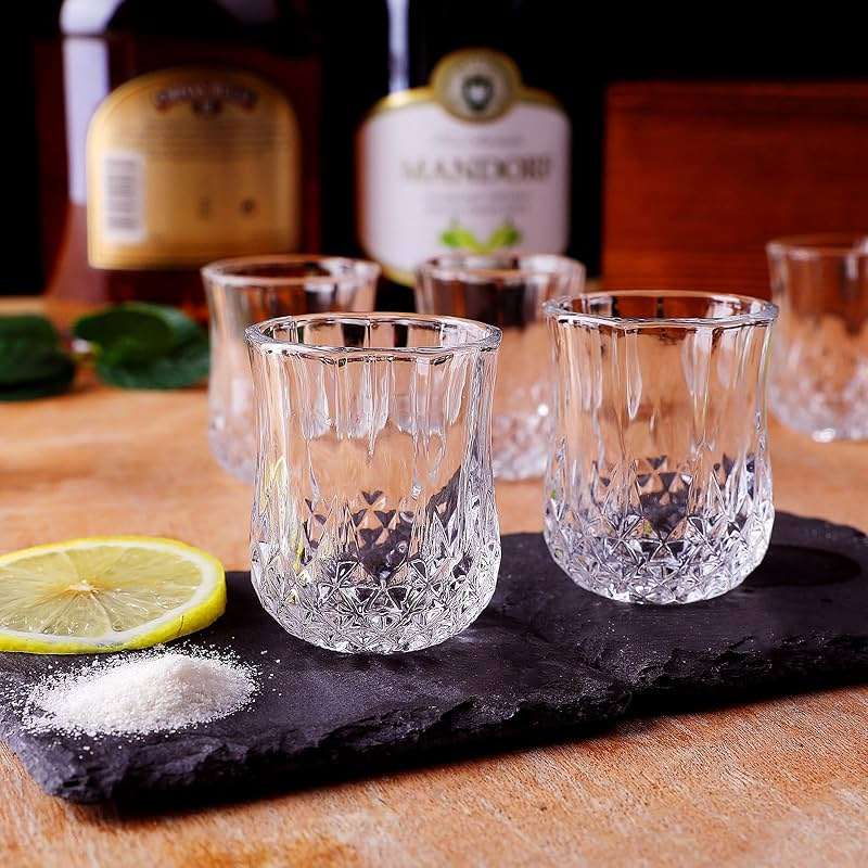 INFTYLE Shot Glasses Set of 24-1.5oz Small Mini Shot Glasses Classic Whisky Vodka Tequila Sherry Brandy Cordial Mini Snifters Glasses For Parties Bars - Image 5