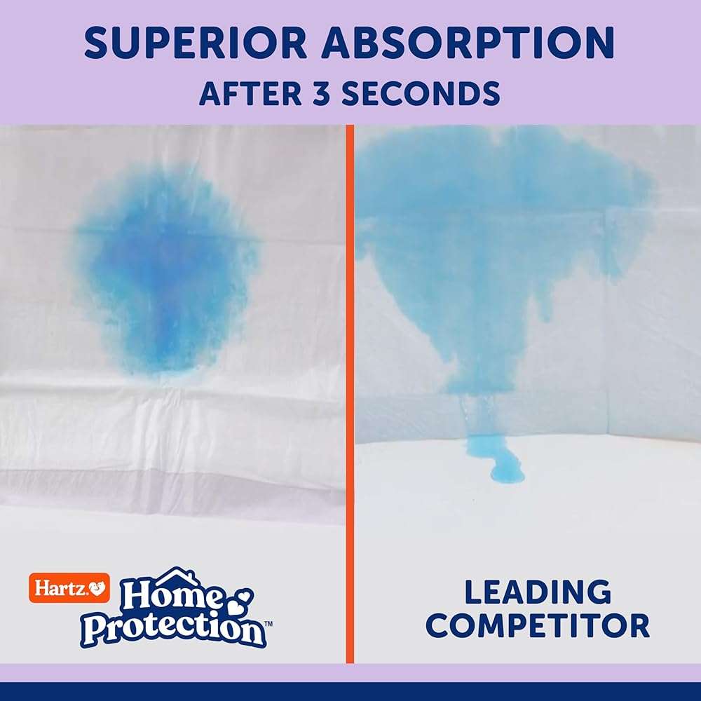 Hartz Home Protection Super Absorbent Odor Eliminating Lavender Scented No Leak Dog Pads, 3XL 30 Count - Image 3