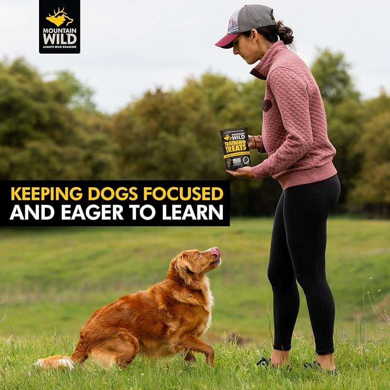 MOUNTAIN WILD Training Treats for Dogs & Puppies – Elk & Venison Protein Puppy & Dog Treat – High Value, All-Natural, No Fillers, Grain-Free, No Artificial Preservatives – 4oz, 1 Bag - Image 4