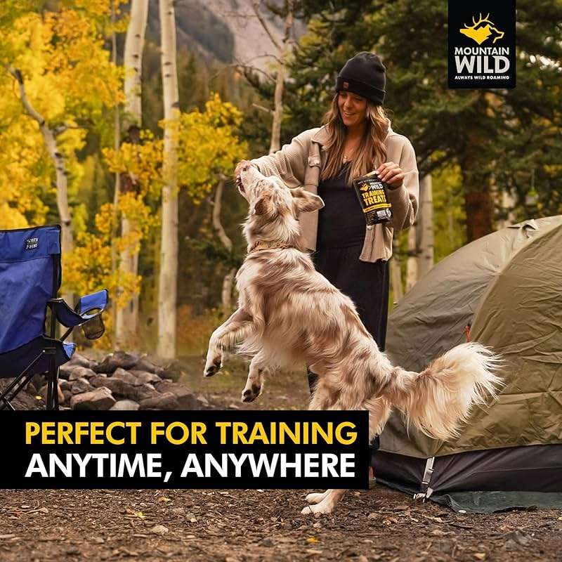 MOUNTAIN WILD Training Treats for Dogs & Puppies – Elk & Venison Protein Puppy & Dog Treat – High Value, All-Natural, No Fillers, Grain-Free, No Artificial Preservatives – 4oz, 1 Bag - Image 8