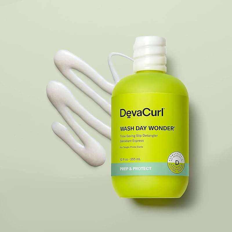 DevaCurl Wash Day Wonder Time-Saving Slip Detangler | Tangle-Release Complex | Melts Away Tangles | No Buildup Formula - Image 2