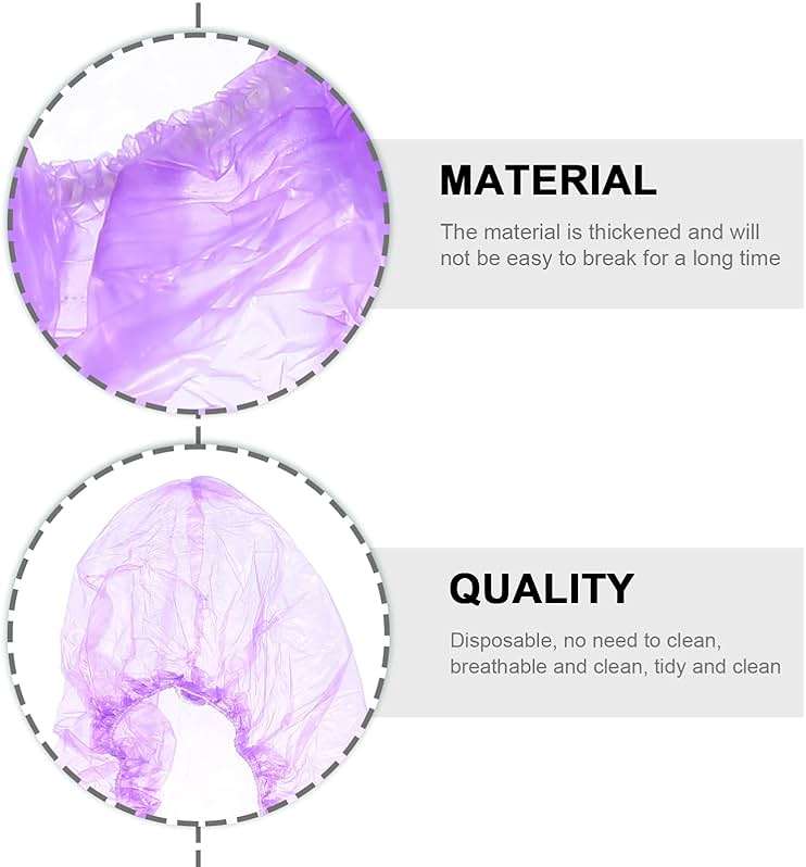 Healifty 200Pcs Shoe Covers Indoors Disposable Shoe Cover Waterproof Non- Slip Shoes Protectors Covers - Image 7