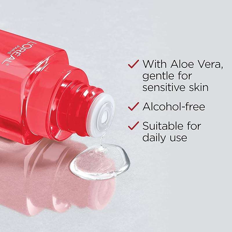 L'Oreal Paris Revitalift 5% Pure Glycolic Acid Peeling Toner with Aloe Vera, Alcohol Free, Fragrance Free 6 fl oz - Image 7