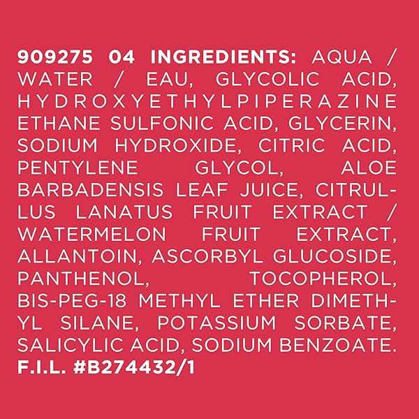 L'Oreal Paris Revitalift 5% Pure Glycolic Acid Peeling Toner with Aloe Vera, Alcohol Free, Fragrance Free 6 fl oz - Image 8