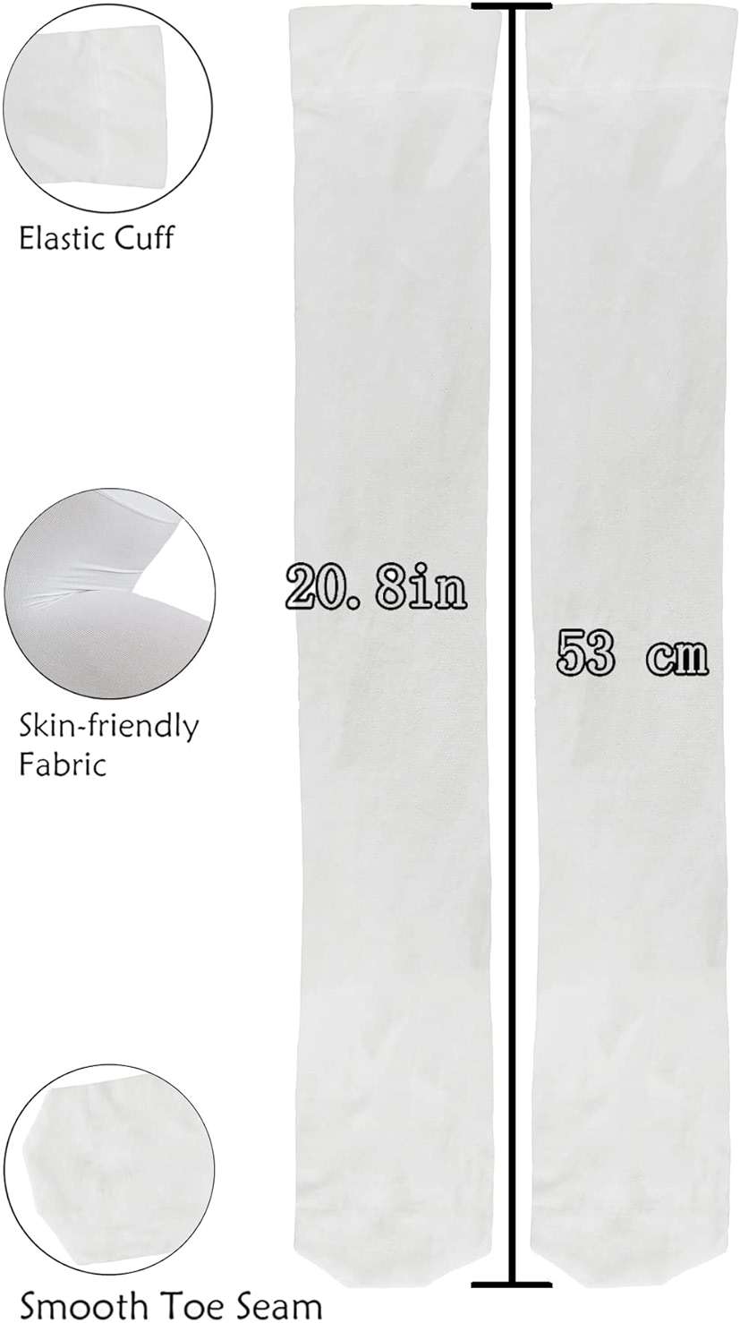 Lastclream Women Costume Thigh High Silk Stockings for Woman 80D Semi Opaque Over Knee Socks Cosplay Knee High Hosiery - Image 3