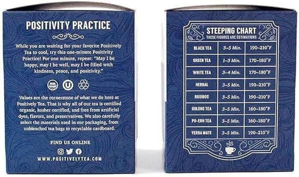 Organic Positively Tea Company, Masala Chai Black Tea Bags, 20 Count - Image 8
