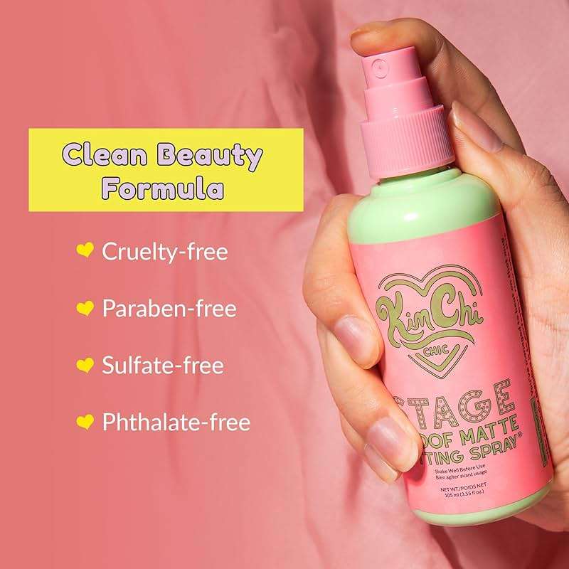 KimChiChic Beauty Stage Proof Matte Setting Spray, Makeup Finishing Mist and Fixative for All Skin Types, 3.55 fl oz - Image 4