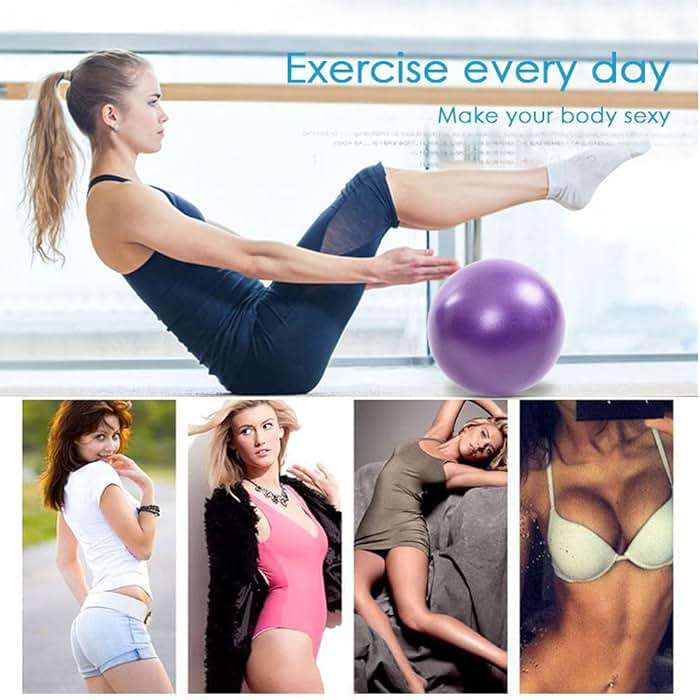 Small Pilates Ball 9 Inch Small Exercise Ball Mini Workout Yoga Balls for Gym Yoga, Core Training, Fitness, Workout, Stability, Improves Balance - Image 5