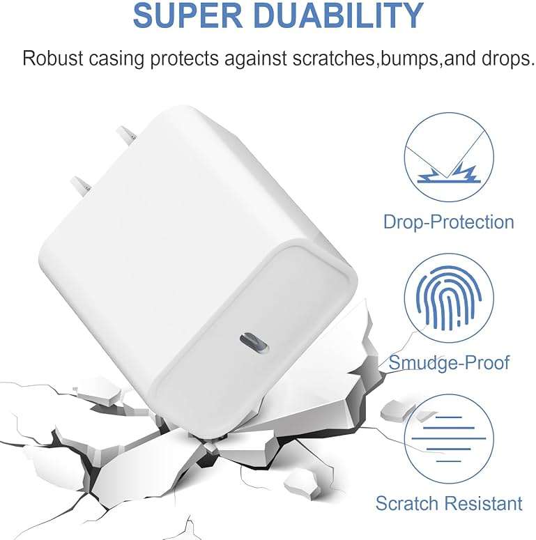 iPhone 14 13 12 11 Charger Fast Charging iPhone Fast Charger 3-Pack 20W iPad Charger 6FT C Chargers Fast Charging Cord Whit iPhone 14/14 Pro Max/13 Pro/13/12 Mini/12 Pro Max/11 Pro Max/Xs and iPad - Image 4