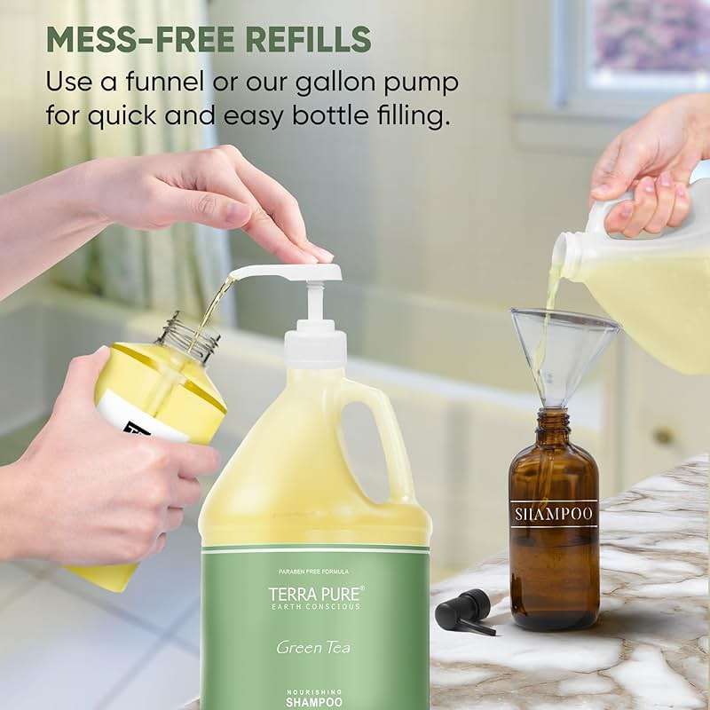 Terra Pure Hotel Shampoo | 1 Gallon | For Hospitality & Vacation Rentals to Refill Dispensers | (Single Gallon) - Image 6