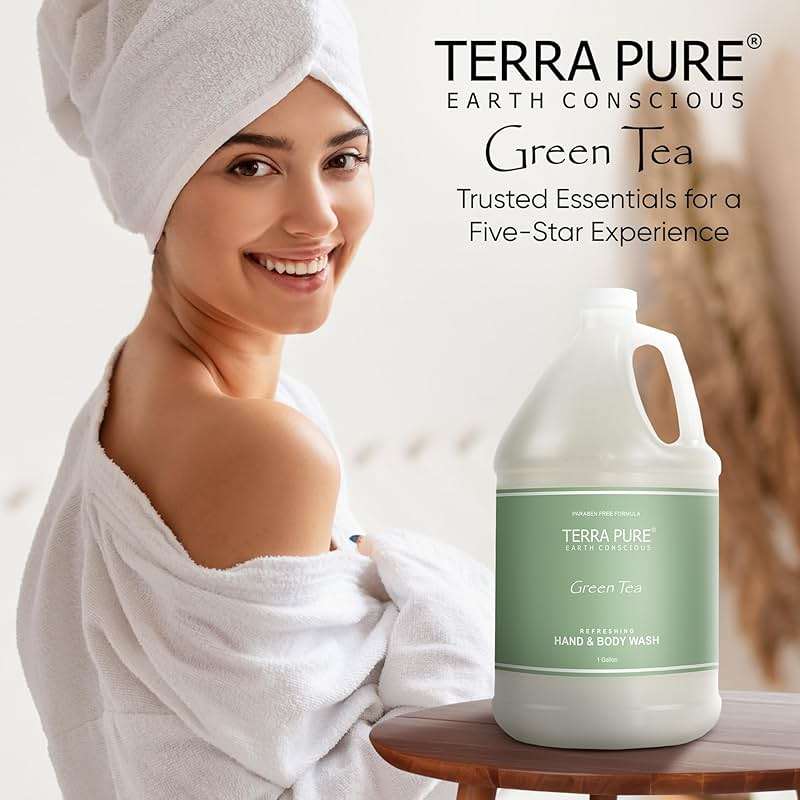 Terra Pure Hotel Body Wash/Hand Soap | One Gallon | Designed to Refill Soap Dispensers (Set of 1) - Image 7