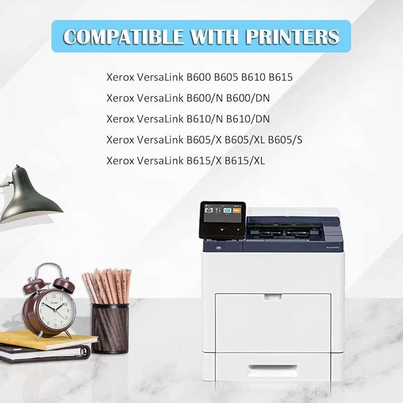ASEKER B600 B605 B610 B615 Toner Cartridge10300 Pages Remanufactured for Xerox VersaLink B600 B605 B610 B615 Laser Printers 106R03940 Standards Capacity Black - Image 2