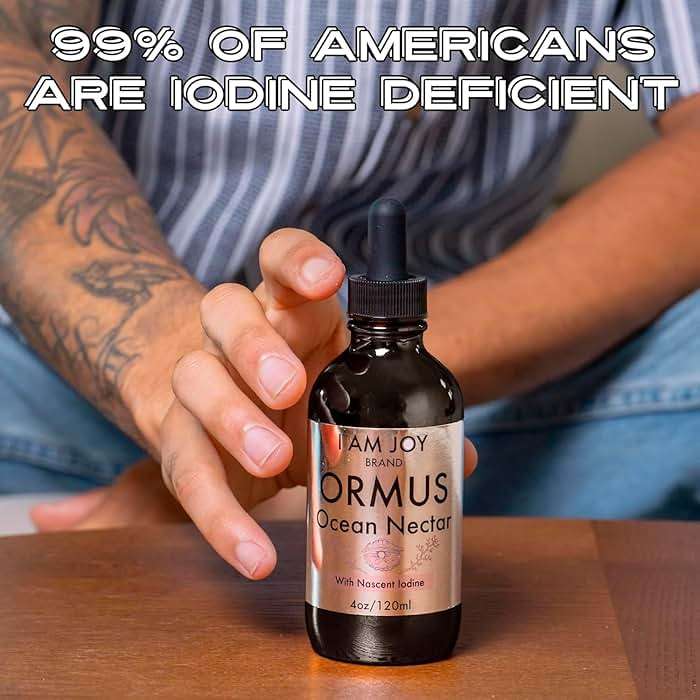 I Am Joy co. Ormus Ocean Nectar Monoatomic Gold with Iodine Designed to Decalcify the Pineal Gland, Support Thyroid and Increase Feelings of Alertness, Clarity of Thought and Energy 4oz - Image 4